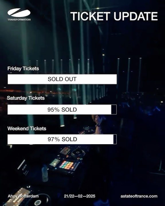 Still hoping to join @asotlive on Friday? Your only chance is to grab a weekend!🔥 #arminvanbuuren