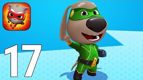 Talking Tom Hero Dash Run Game Gameplay Walkthrough Part 17 - Super Ben High Score [iOS/Android]