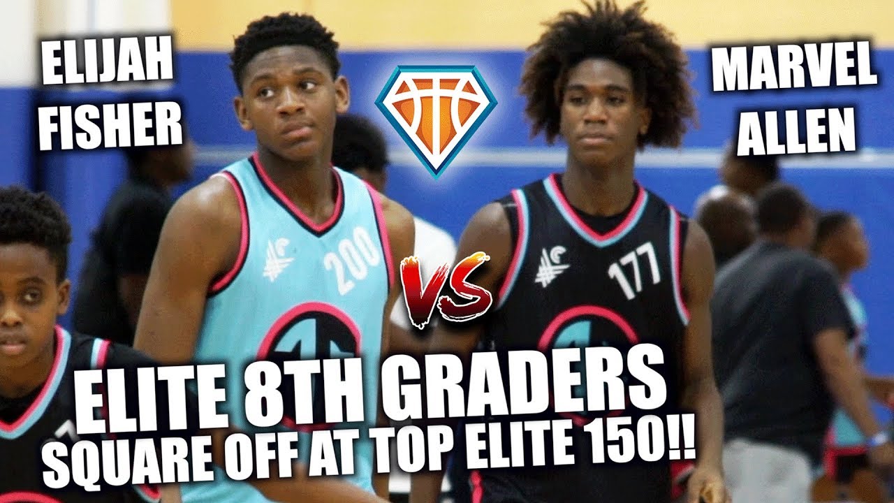 ELITE 8TH GRADERS Elijah Fisher & Marvel Allen BATTLE!! | #1 Canadian vs #1 FL Guard at TopElite150