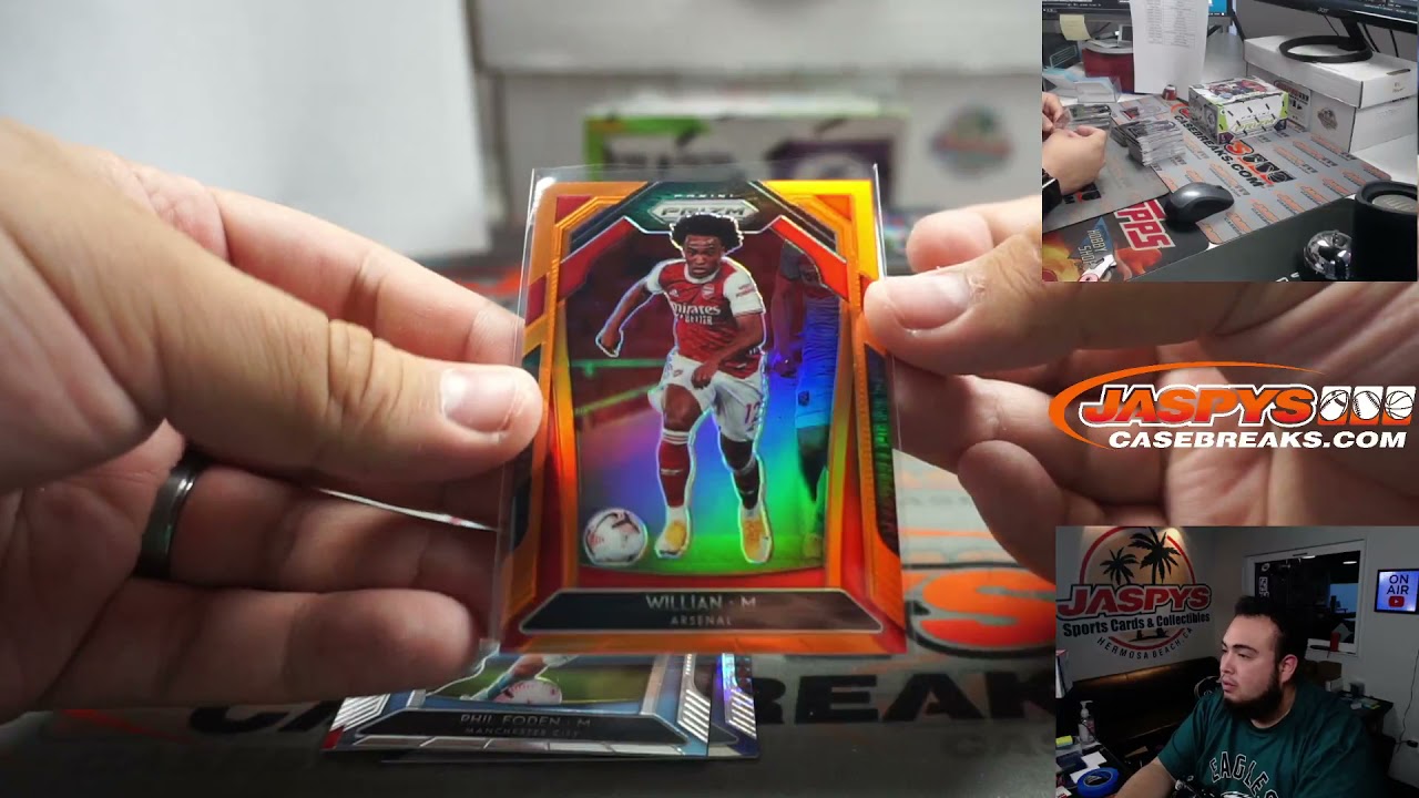 Sun. 4/4/21 – 2020-21 Panini Prizm Premier League (EPL) Soccer 2-Box Hobby Break #26 *RANDOM CLUB*