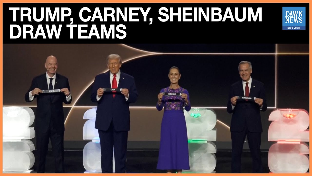 World Cup Hosts Trump, Carney & Sheinbaum Draw Their Nations
