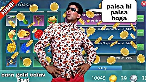 how to earn gold coins Fast in Utopia Origin