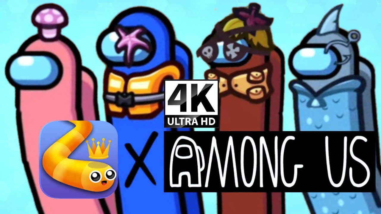 HOW TO UNLOCK ALL 4 snake.io Among Us: Fungle snakes | Shark Crewmate