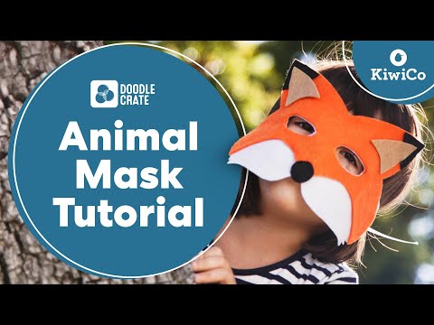Decorative Animal Masks Tutorial - Doodle Crate Project