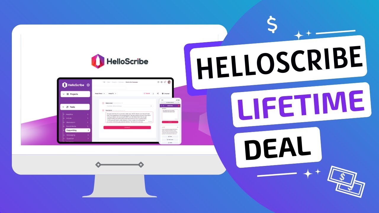 HelloScribe Lifetime Deal [Black Friday Offer] | Appsumo Black Friday Deals 2022