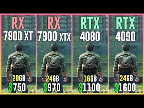 RX 7900 XT vs RX 7900 XTX vs RTX 4080 vs RTX 4090 - Test in 12 Games