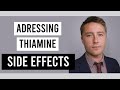 Managing side effects of thiamine supplementation the paradoxical reaction