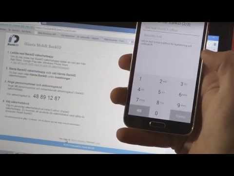 Så här ansöker du om och aktiverar Mobilt BankID