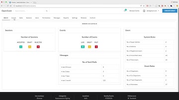 FOSSASIA - Open Event Front End Screencast