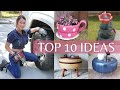 Top 10 DIY Ideas using tires anyone can do. Creative ideas to reuse old tires