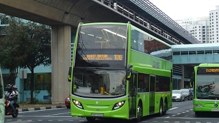 Tower transit bus service 106, smb3570l (hyperlapse)