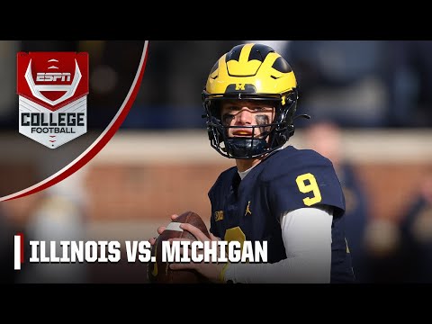 Illinois Fighting Illini Vs. Michigan Wolverines | Full Game Highlights