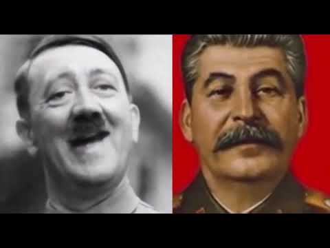 Adolf Hitler - Joseph Stalin/Staline : Video Killed The Radio Star - The Buggles Deepfake