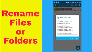 A More Block for renaming Files and Folders
