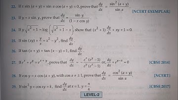 Ex 11.4 question no 19 to 30 RD  SHARMA SOLUTIONS OF DIFFERENTIATION FOR CLASS 12