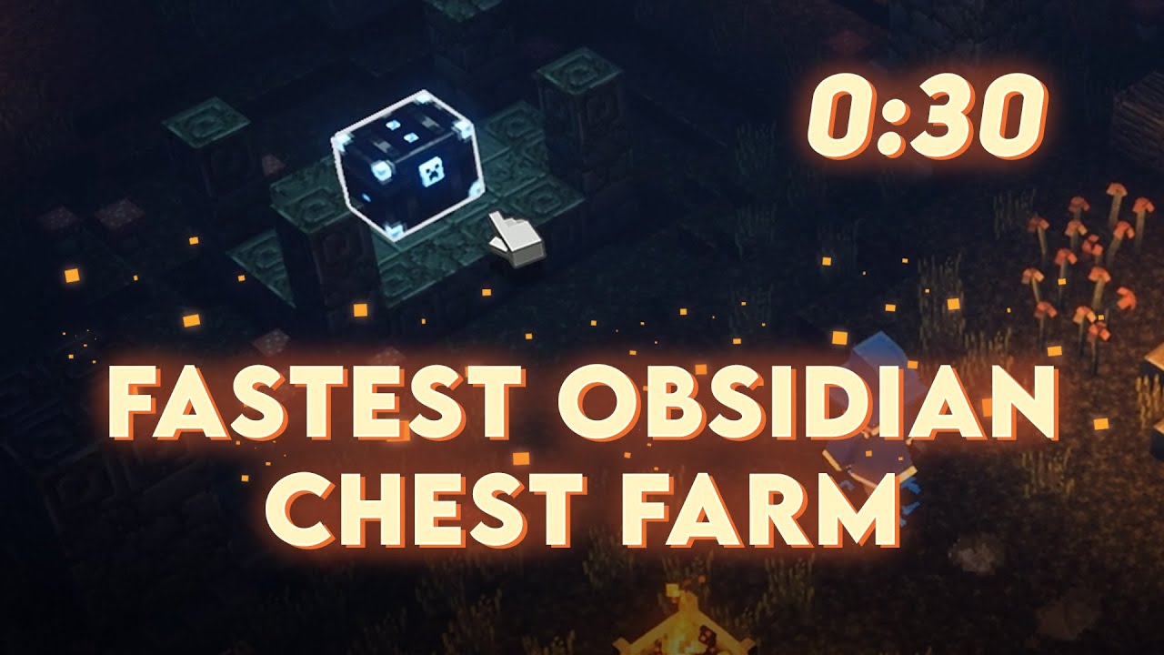 Minecraft Dungeons Fastest Obsidian Chest Farm (Under 35 Seconds