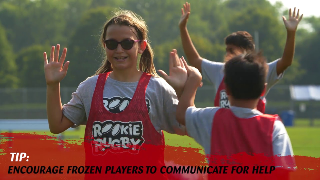 Rookie Rugby Games: Freeze Tag