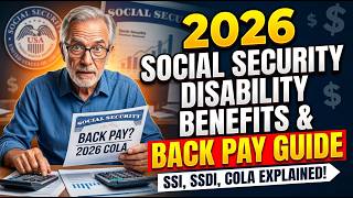 2026 Social Security Disability Benefits &amp; Back Pay Guide | SSI, SSDI, COLA Explained