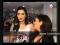 Cyrine abdel nour with sara al hani at the airport