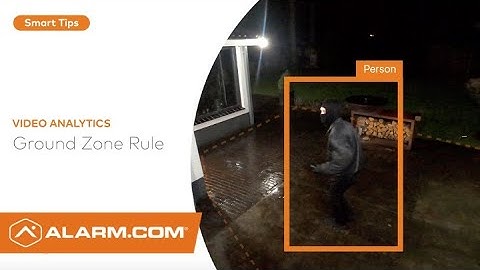 Configure a Ground Zone Video Analytics Rule (Mobile App)