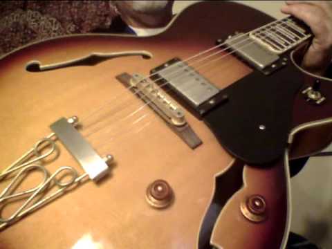 Rare 90 Korean Epiphone Joe Pass rare quilted back real tone HOLD