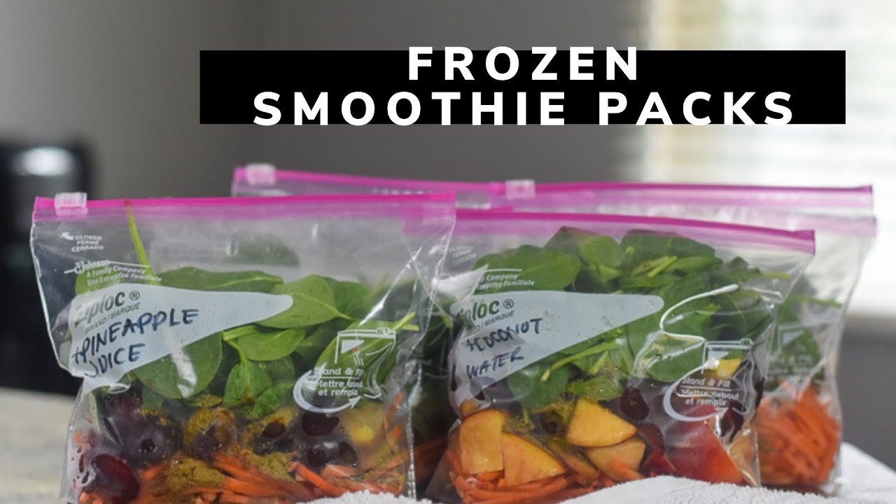 Frozen Smoothie Packs: A Total Game Changer! - Organize Yourself Skinny