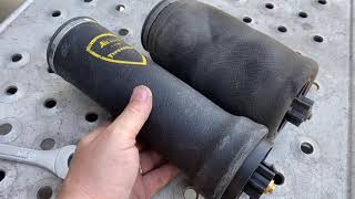 Changing a Semi Truck Cab Air Bag | 2013 Freightliner Cab Air Bag | DIY Trucking Repairs