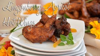 Lingonberry-Apricot Hot Wings