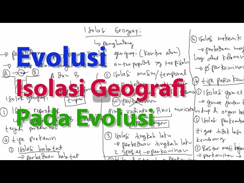 Isolasi Geografi Pada Evolusi