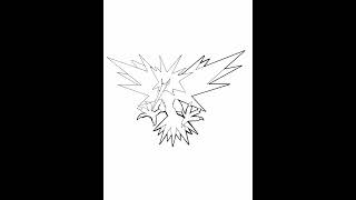 pokemon drawing / pokedex Zapdos / pokemon 145 / #145