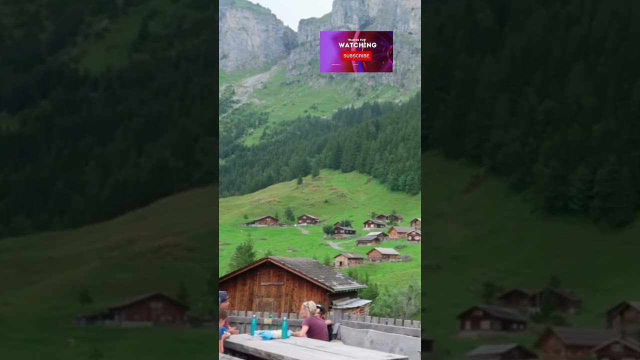 Штаубифалл, Швейцария 🇨🇭 Водопад, превращающийся в туман