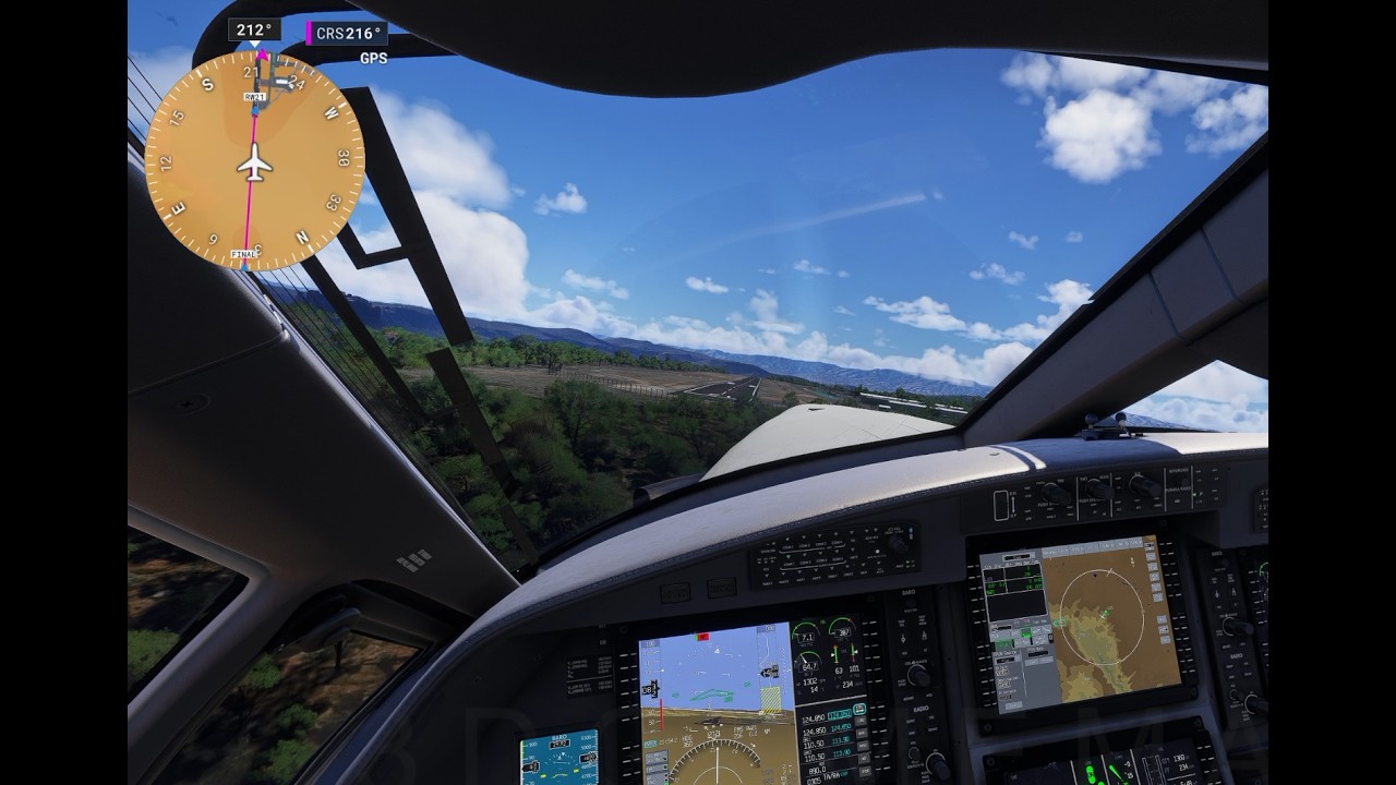 Landing at Sedona Airport (KSEZ) in Arizona - MFFS2024 - YouTube