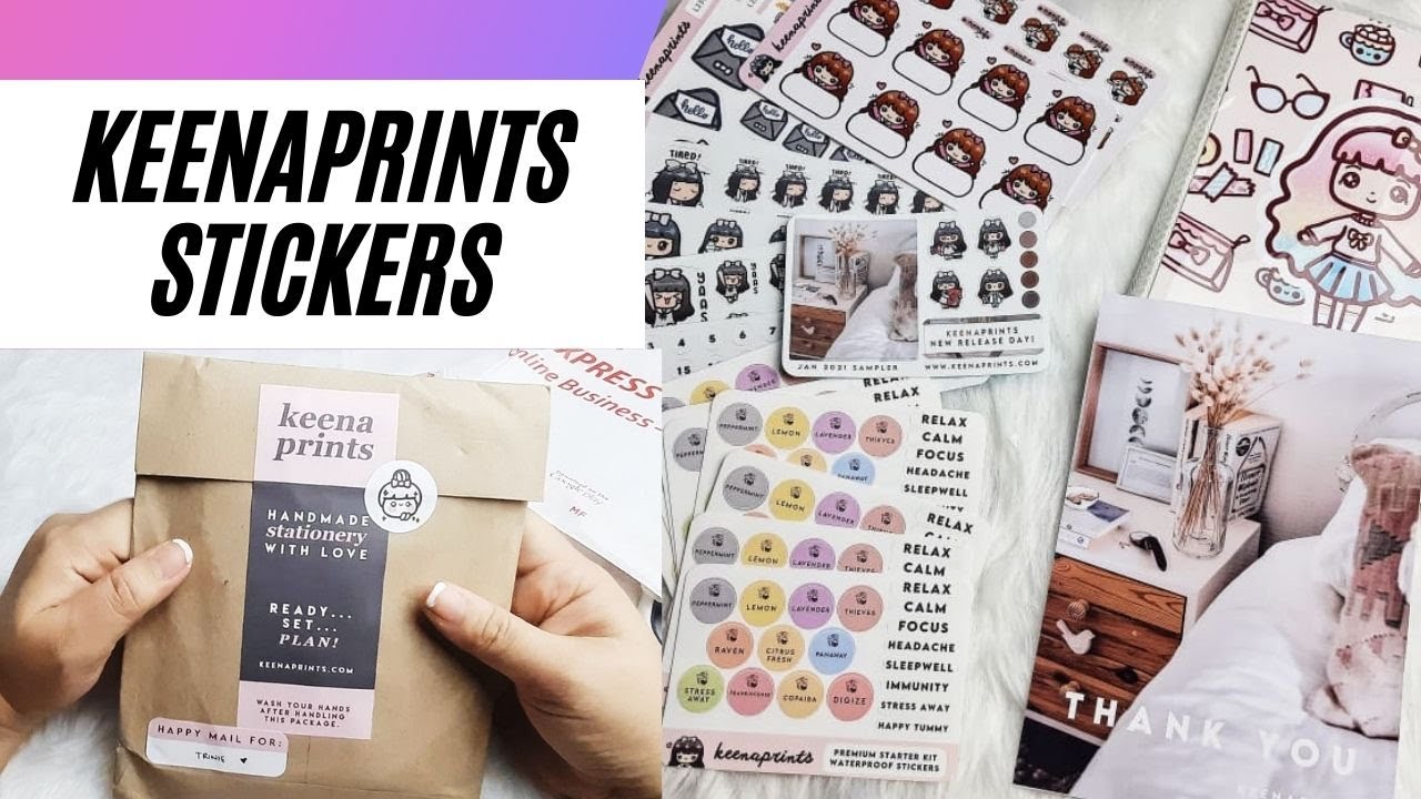 Shopee Finds : Keena Prints Stickers
