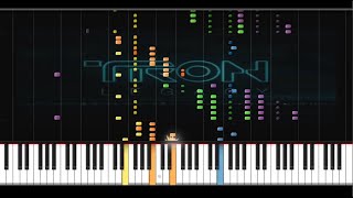 Tron: Legacy - &quot;Outlands, Pt. II&quot; (by Daft Punk) - Synthesia Tutorial