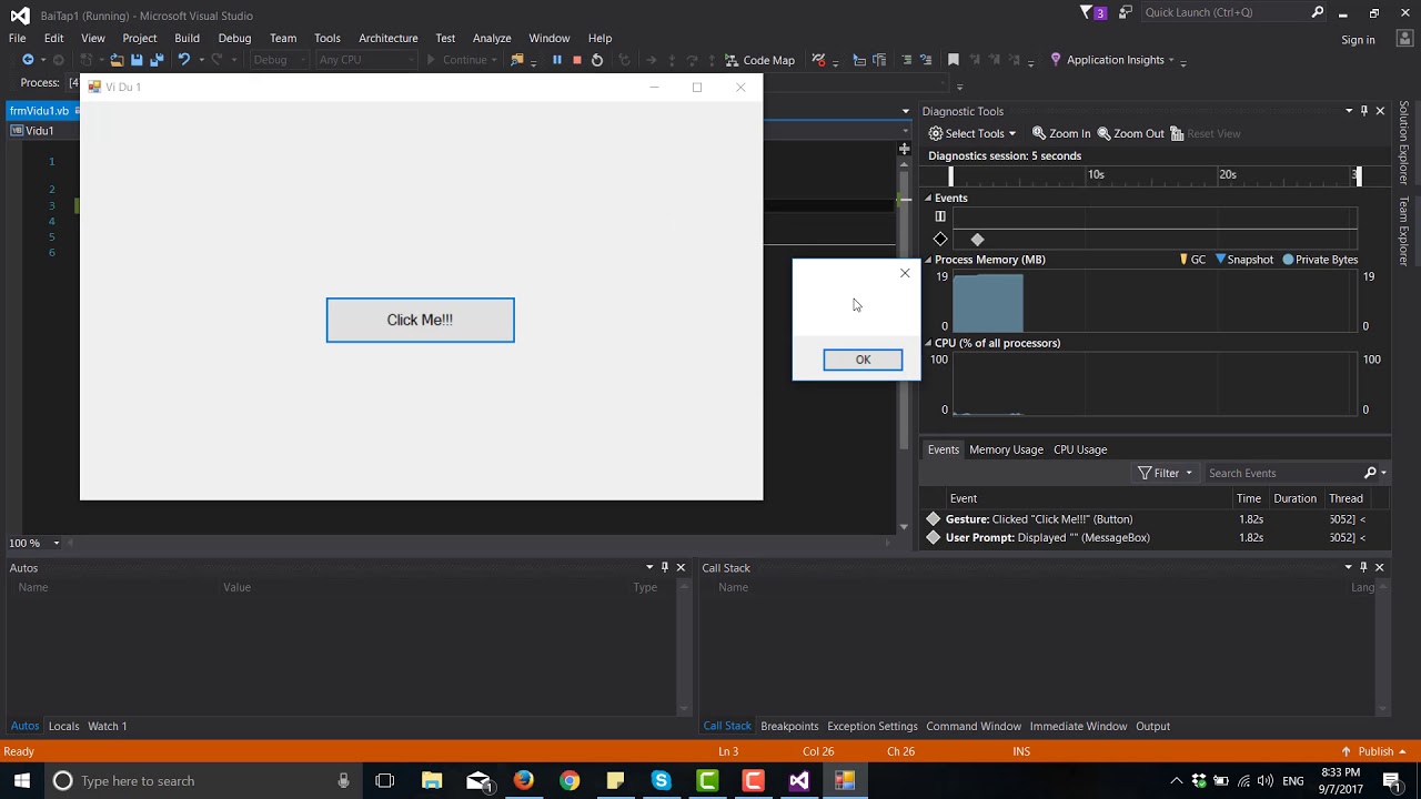 สร้างเว็บด้วย visual studio 2015  Update New  Hướng dẫn tạo Windows Form bằng VB.NET trong Visual Studio 2015