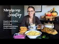 Kürbis Rezepte &amp; Herbst Gerichte - Wir kochen für die kommende Woche vor I Mealprep Sonntag 🎃