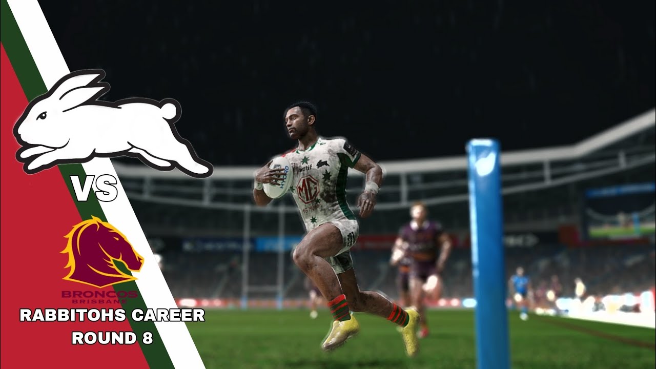 AJ can't stop scoring!👑 Rabbitohs career round 8🐰 - YouTube