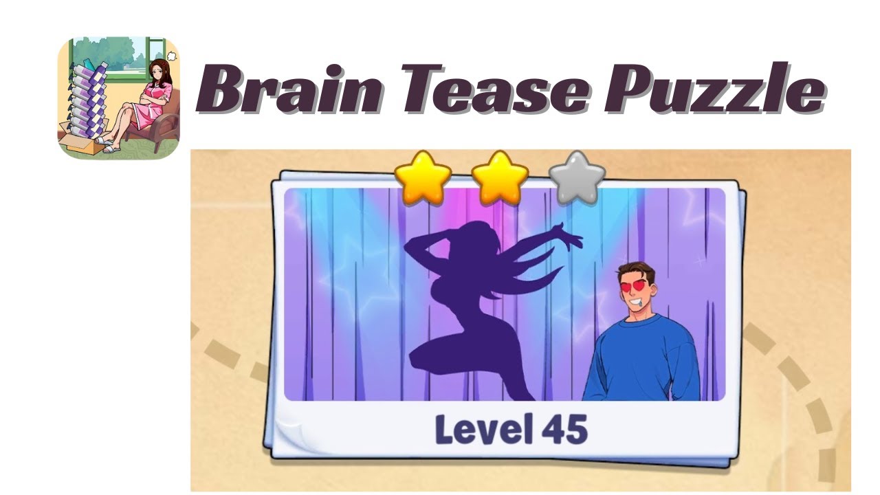 Brain Tease Puzzle Level 45 Walkthrough 🧠 | Step-by-Step Guide | SolutionGuruji