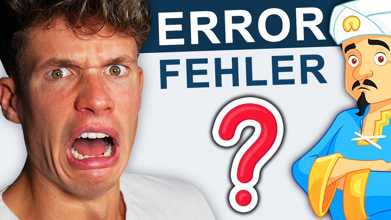 DER AKINATOR STÜRZT WEGEN MIR AB