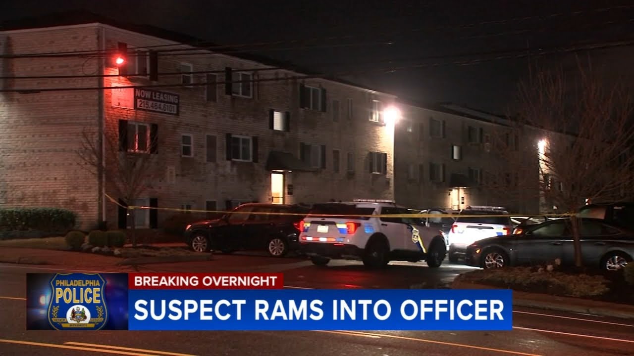 Officer recovering after man rams SUV into police vehicle - YouTube