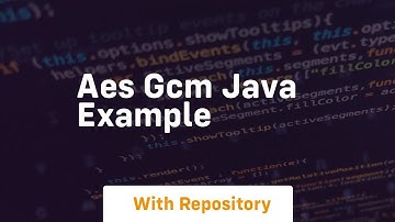 aes gcm java example