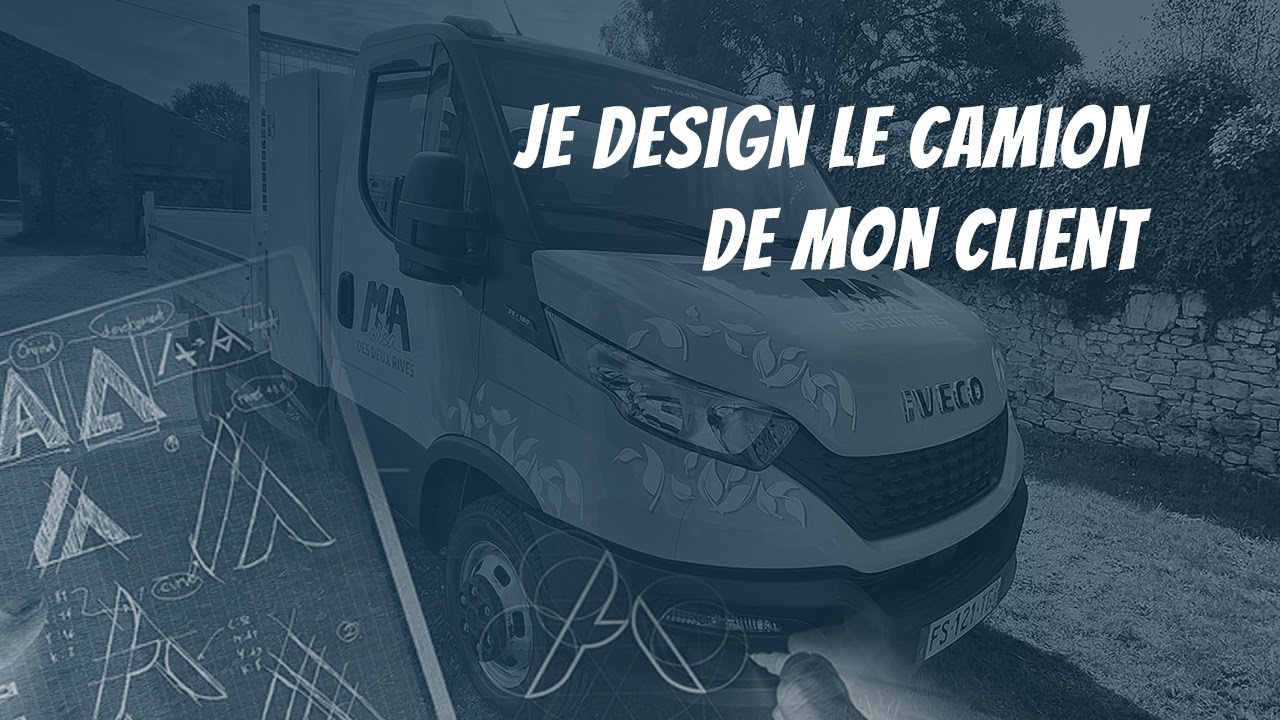 Je design le camion de mon client