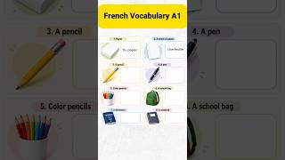 🔥Essential French Vocabulary 🇫🇷 | Beginner French A1 #frenchvocabulary #frenchwords #basicfrench