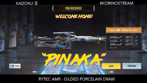 LEGENDARY Rytec AMR - Gilded Porcelain DRAW #CODM | @callofdutymobile feat. @korinostream