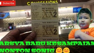 SONIC THE HEDGEHOG NONTON  DI BIOSKOP XXI || MALL RAMAYAN KARAWANG