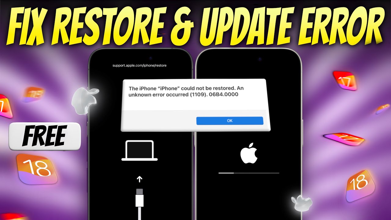 FIX iPhone Could Not Be Restored Or Stuck in DFU Mode – Here's the FREE Solution
