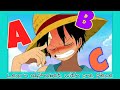 Learn the alphabet with one piece