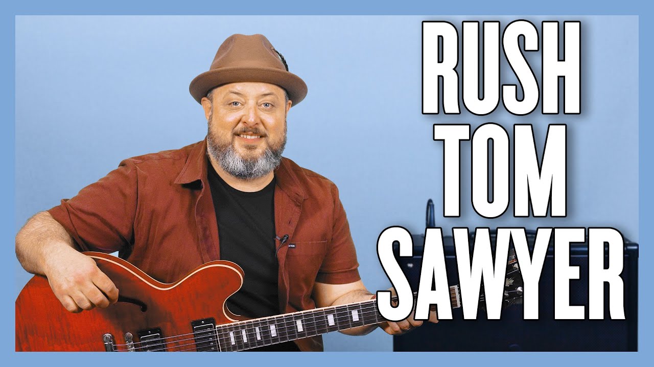 Rush Tom Sawyer Guitar Lesson + Tutorial