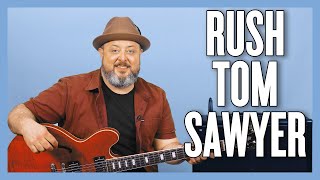 Rush Tom Sawyer Guitar Lesson + Tutorial