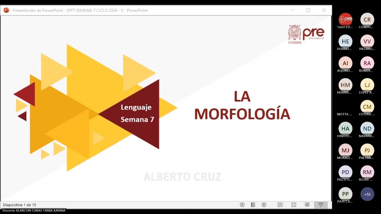 Lenguaje - Semana 07 - Pre San Marcos Ciclo 2024-I (Nuevo Ciclo)